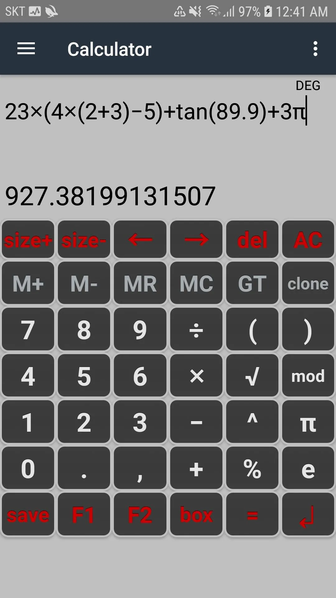 Function Calculator | Indus Appstore | Screenshot