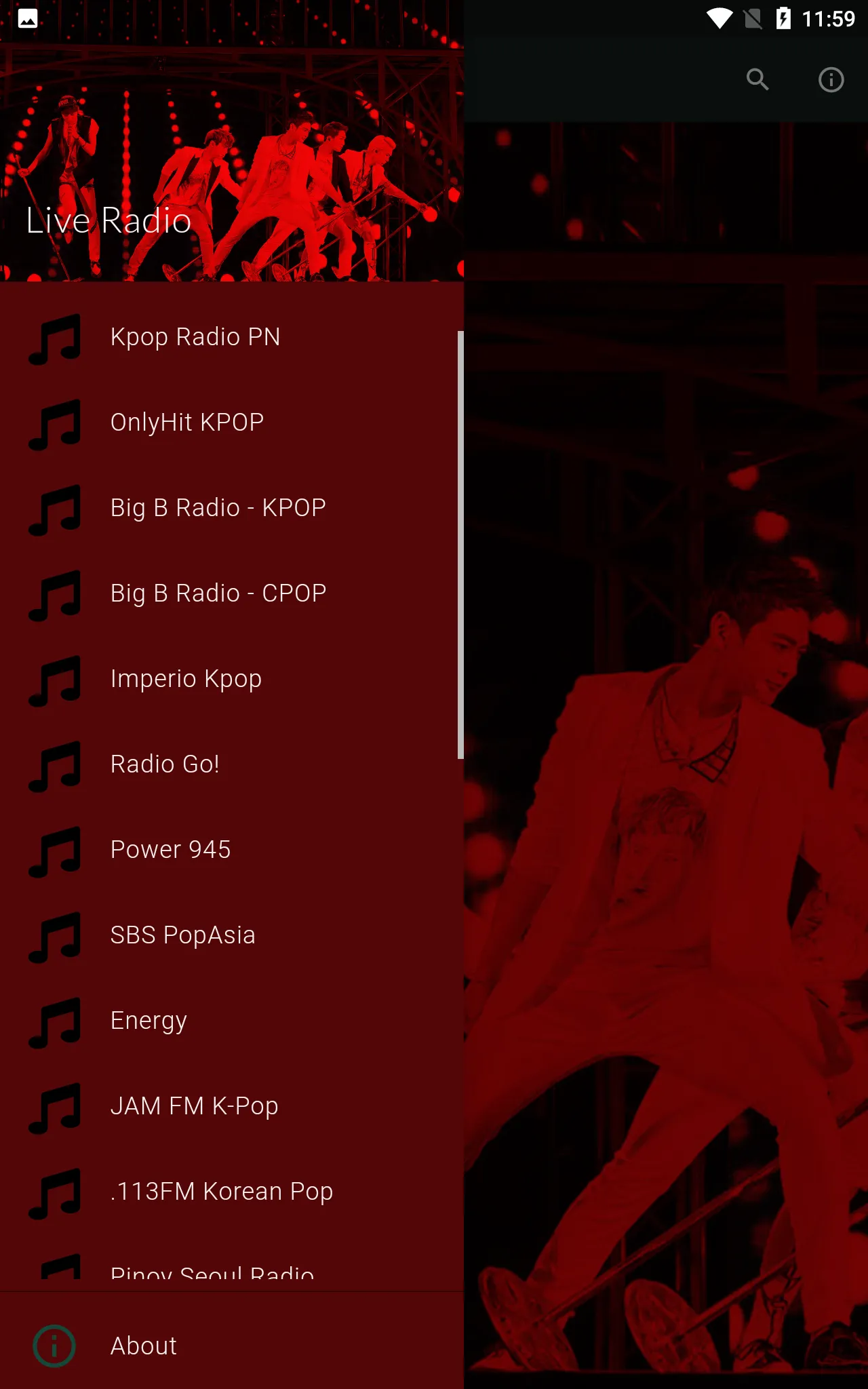 KPop Music Stations | Indus Appstore | Screenshot