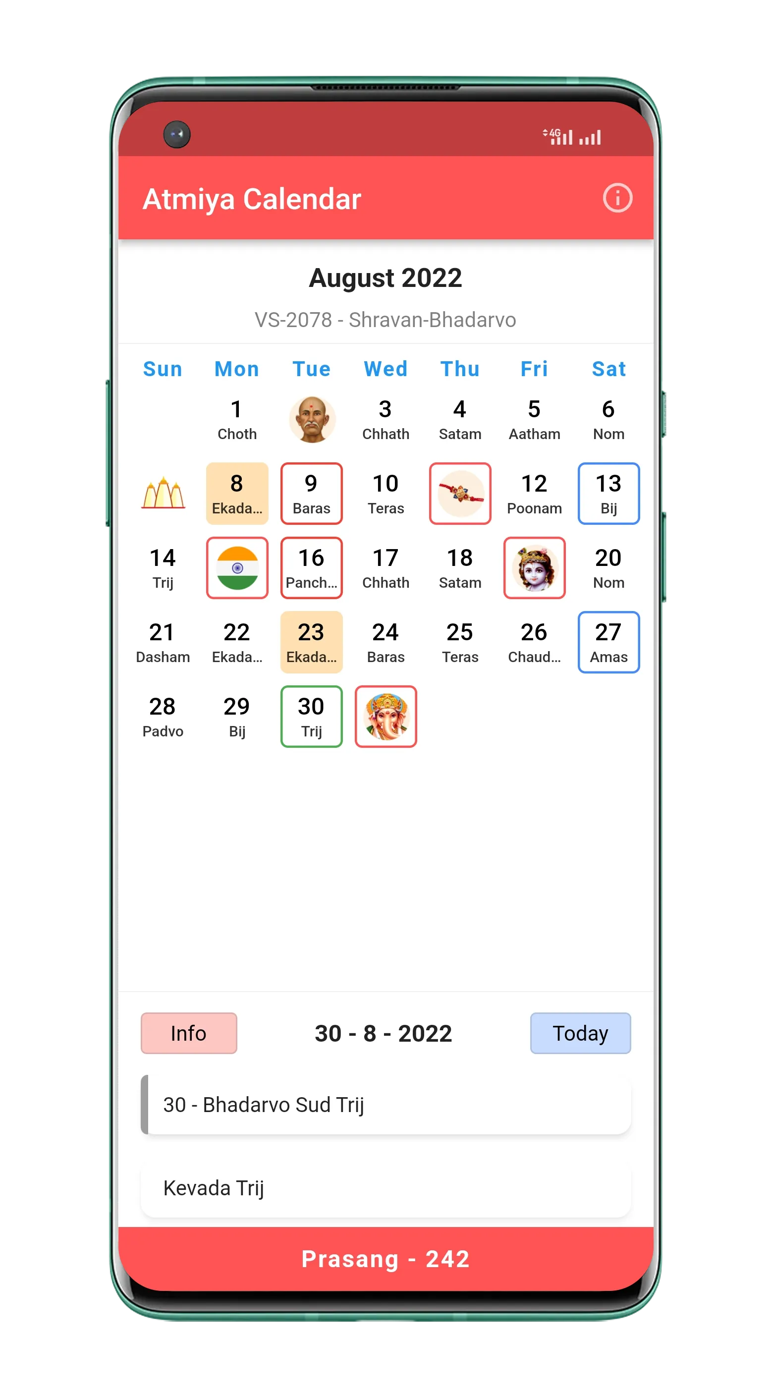 Atmiya Calendar | Indus Appstore | Screenshot