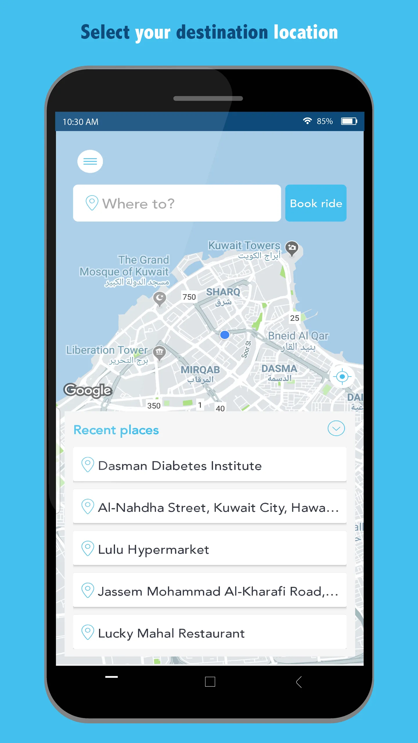 Talyaa - Taxi Booking App | Indus Appstore | Screenshot