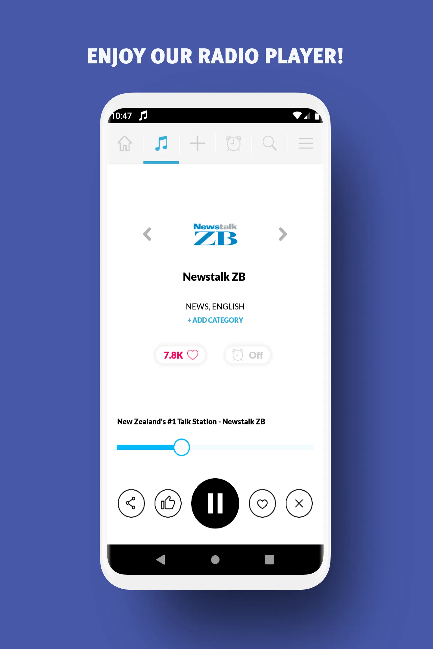 Radio New Zealand - FM Radio | Indus Appstore | Screenshot