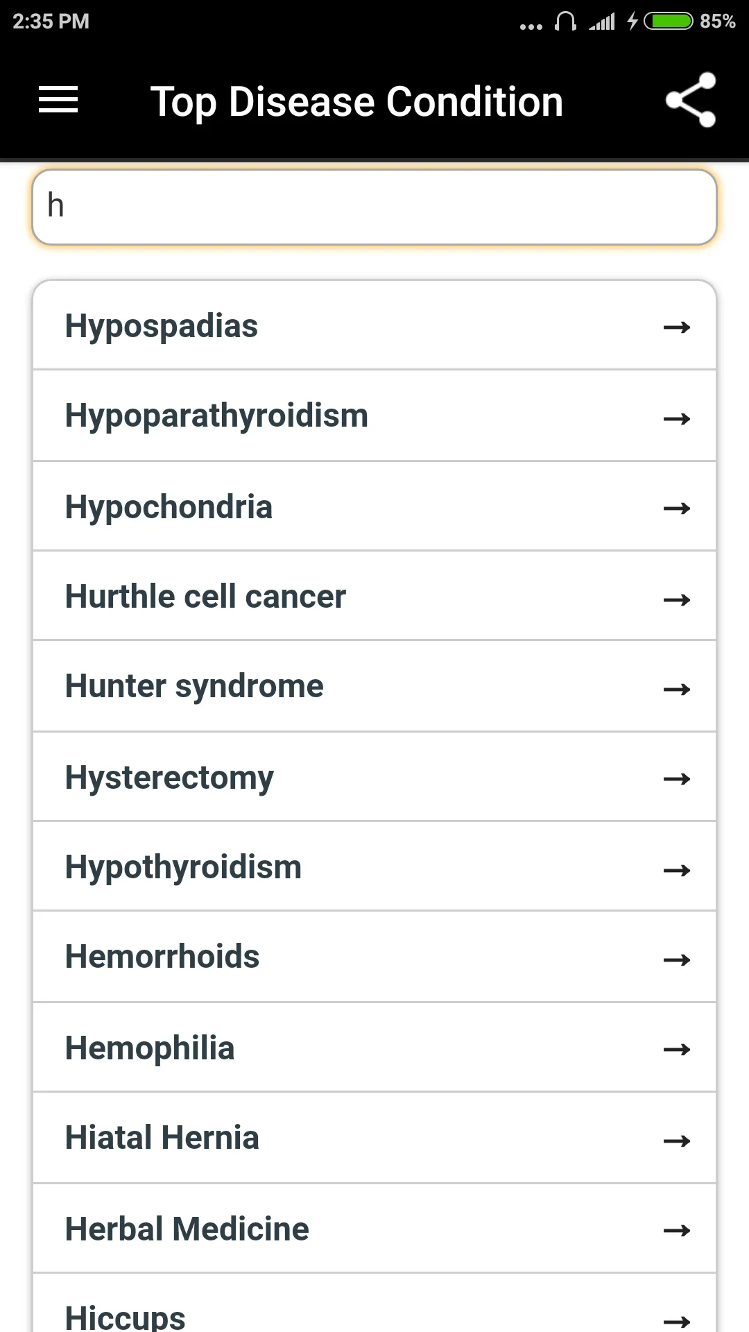 Disease Dictionary | Indus Appstore | Screenshot