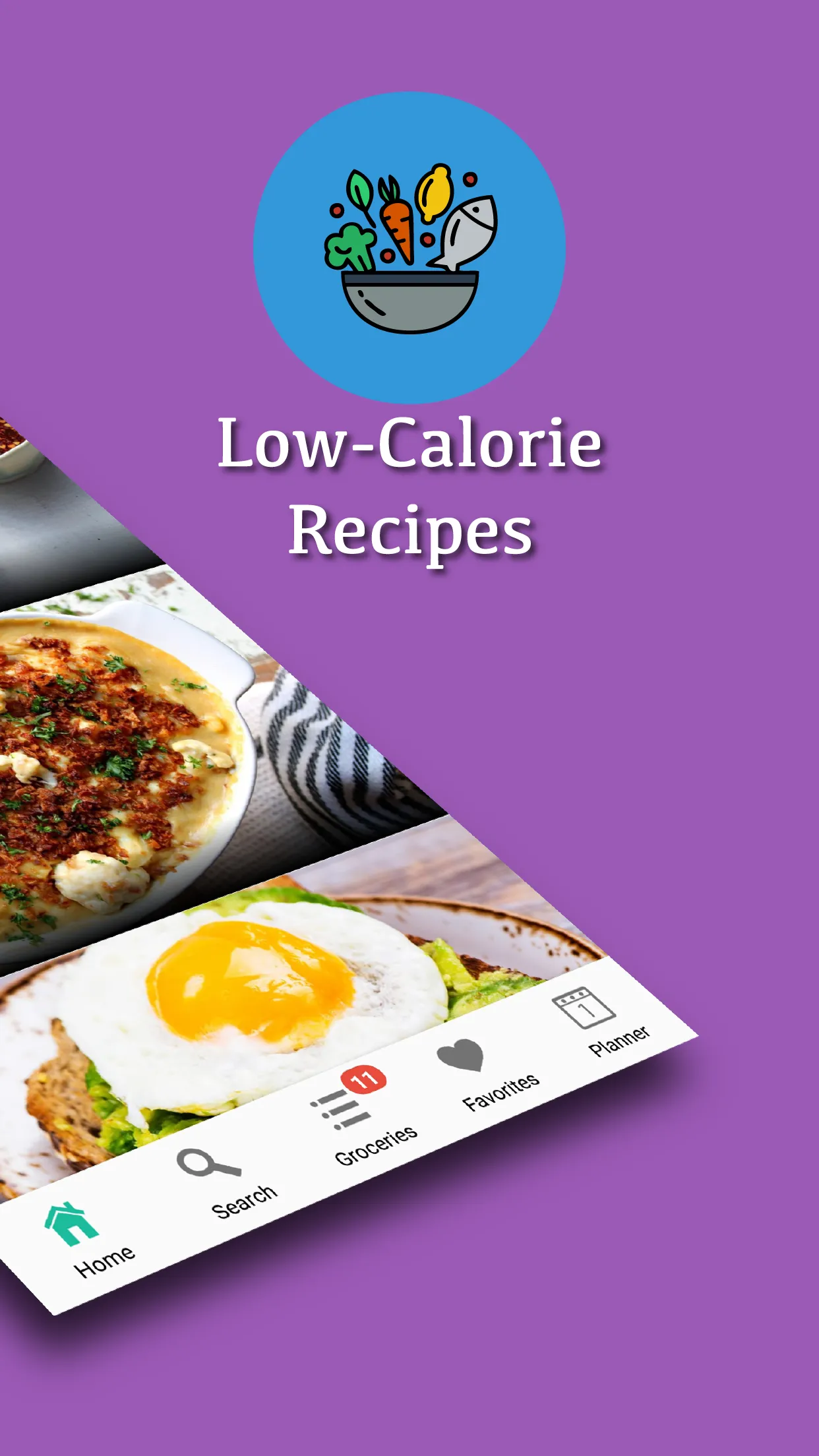 Low-Calorie Recipes - Grocery  | Indus Appstore | Screenshot