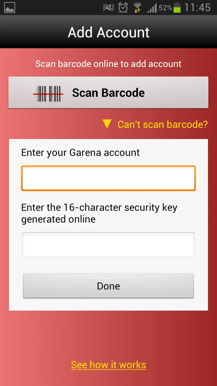 Garena Authenticator | Indus Appstore | Screenshot