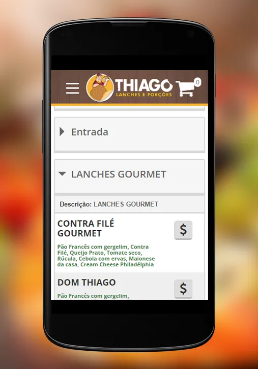 Thiago Lanches e Pizzas | Indus Appstore | Screenshot