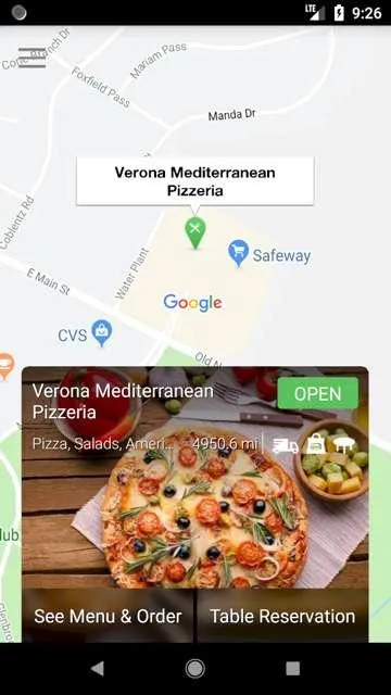 Verona Mediterranean Pizzeria | Indus Appstore | Screenshot