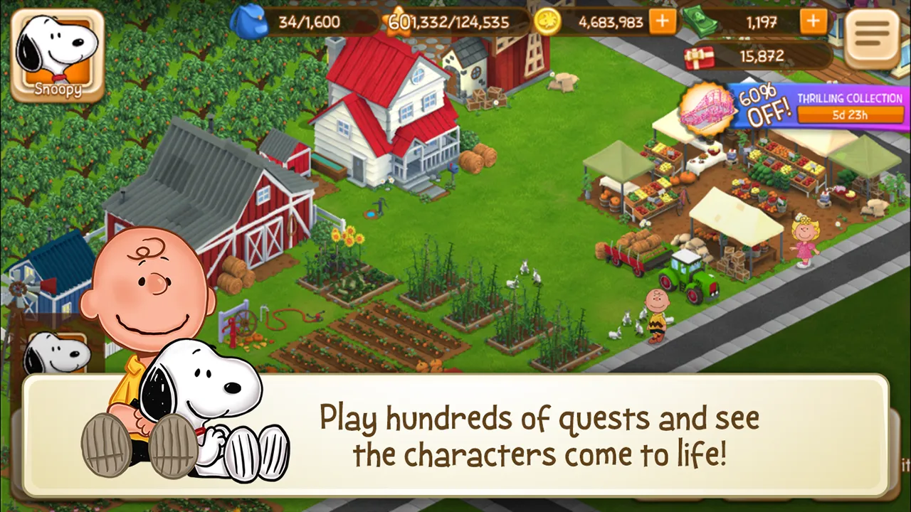 Snoopy's Town Tale CityBuilder | Indus Appstore | Screenshot