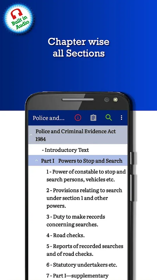 Police & Criminal Evidence Act | Indus Appstore | Screenshot