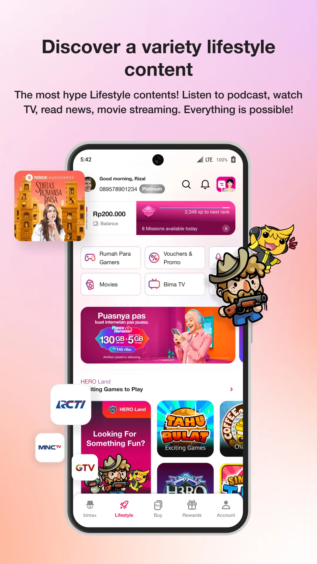 bima+ Buy Pulsa/Package/Games | Indus Appstore | Screenshot