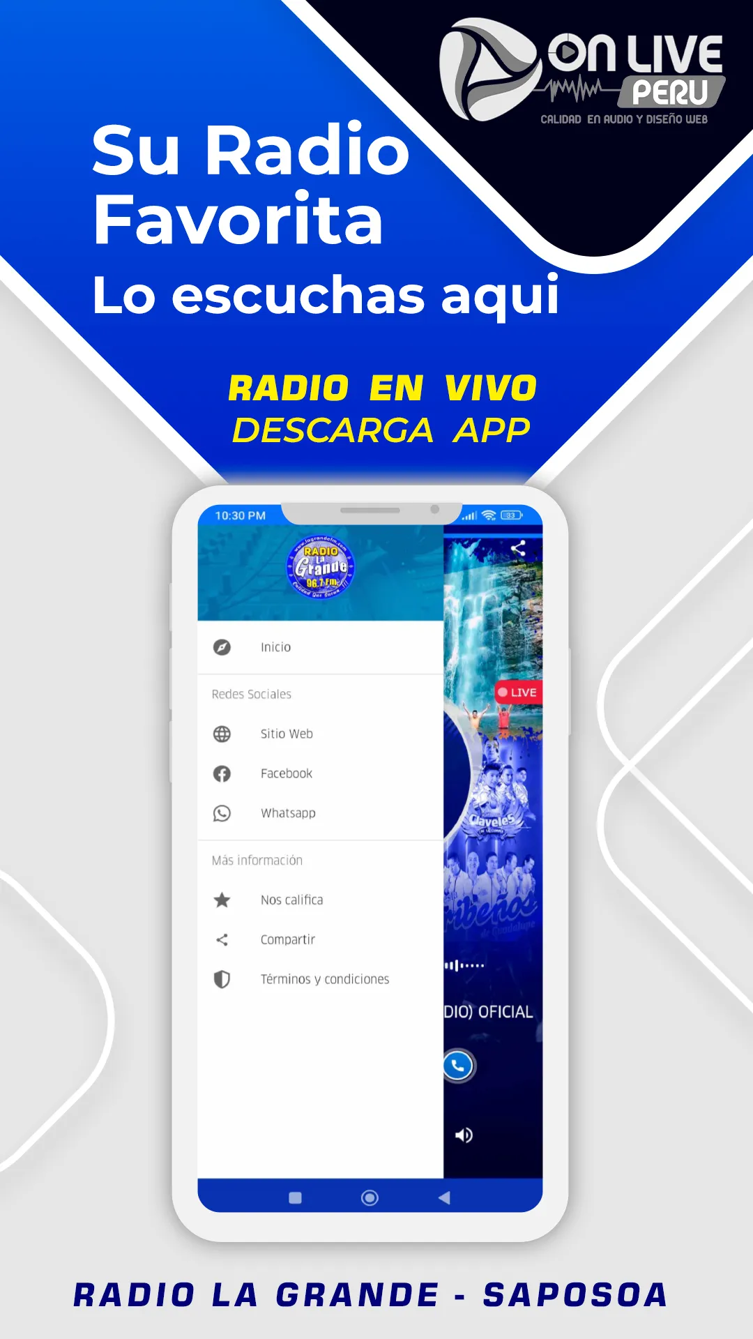 RADIO LA GRANDE - SAPOSOA | Indus Appstore | Screenshot