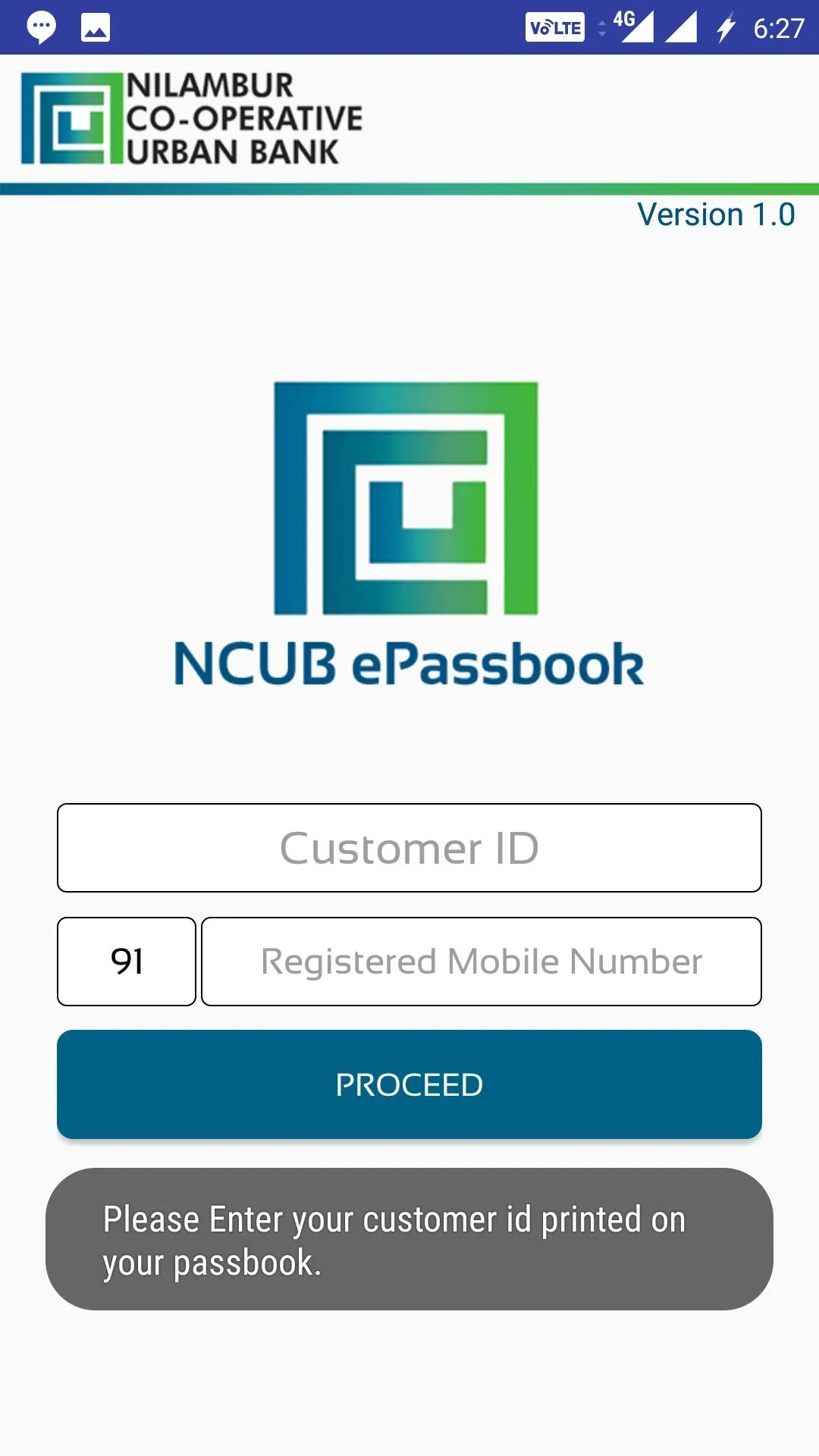 NCUB ePassBook | Indus Appstore | Screenshot