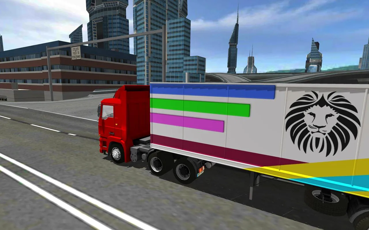 Euro Truck Driving Sim 2018 3D | Indus Appstore | Screenshot