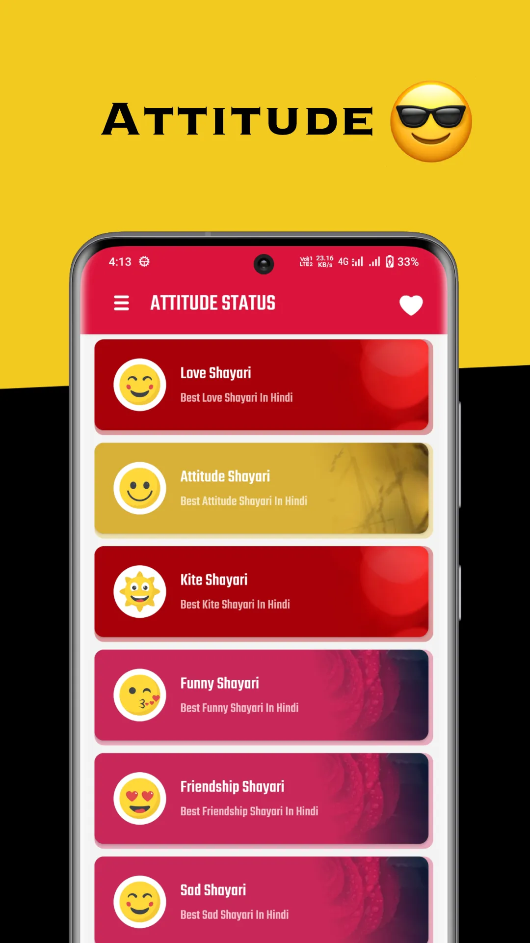 Attitude Shayari Status Hindi | Indus Appstore | Screenshot