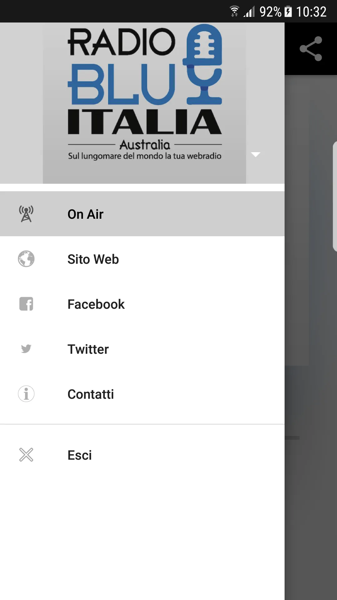 Radio Blu Italia - Australia | Indus Appstore | Screenshot