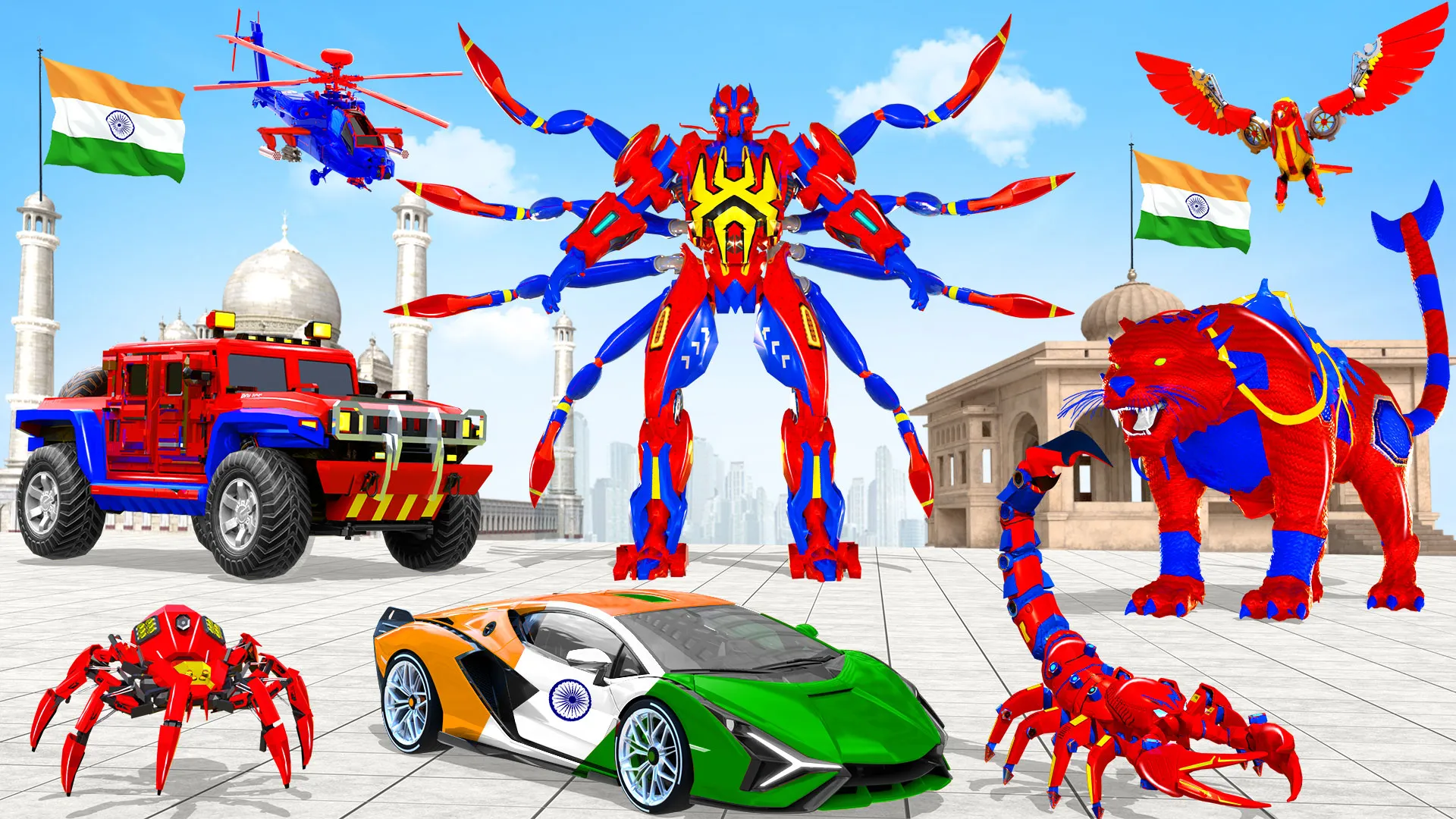 Spider Robot Car Driving Games | Indus Appstore | Screenshot