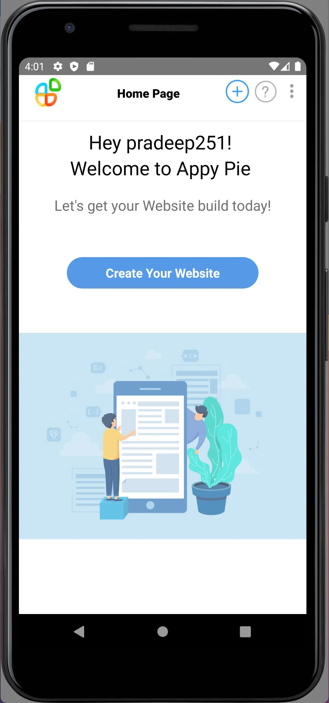 AI Website Generator Appy Pie | Indus Appstore | Screenshot