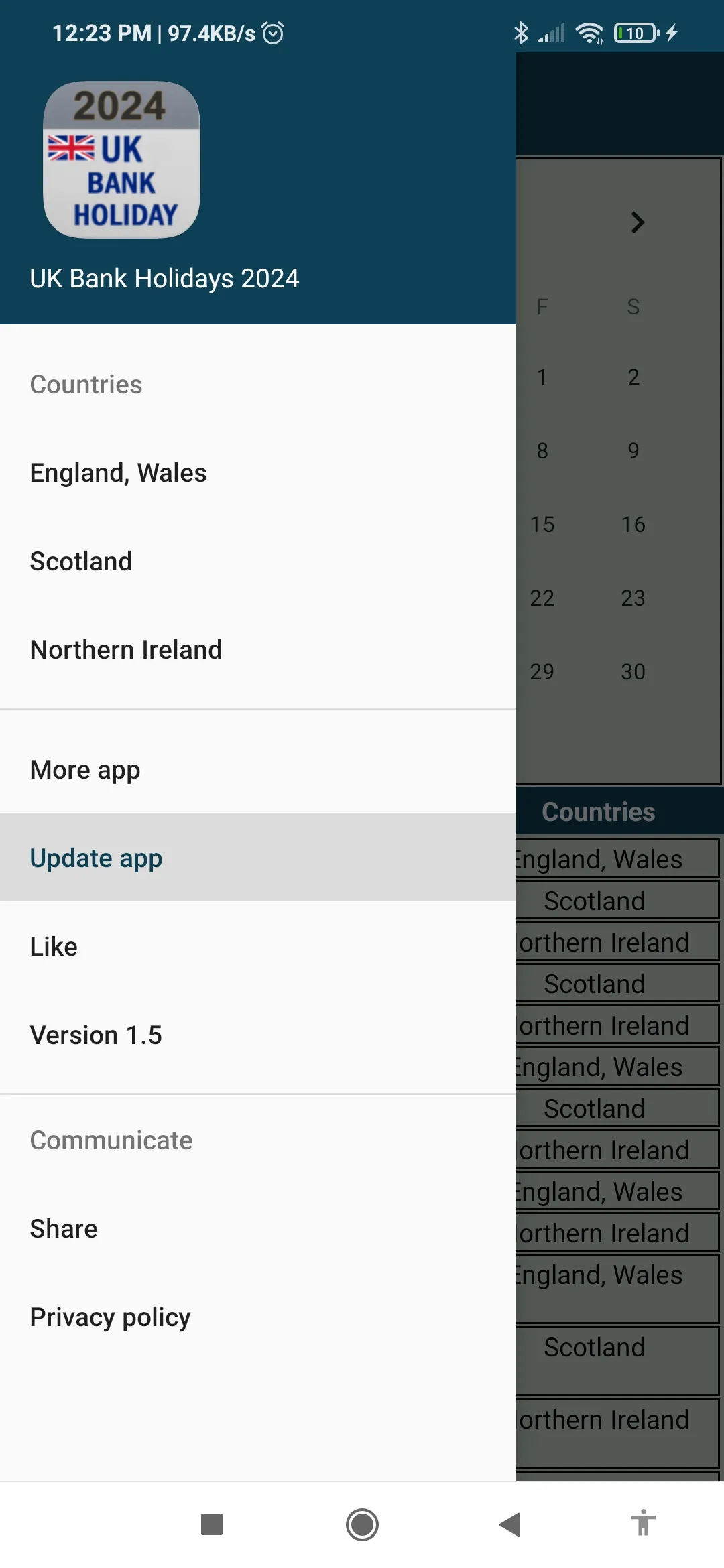 UK Bank Holiday 2024 | Indus Appstore | Screenshot