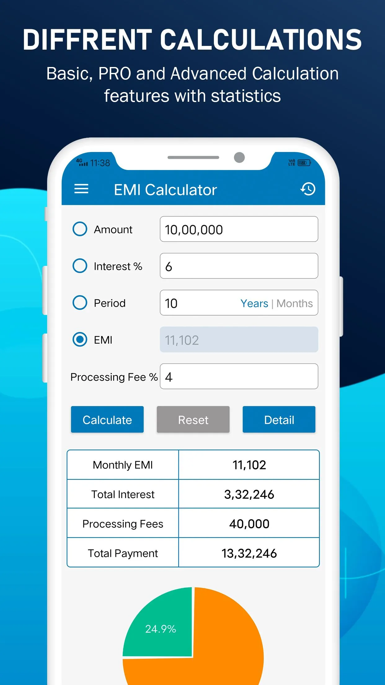 EMI Calculator | Indus Appstore | Screenshot