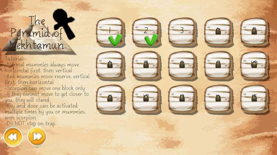 Mummy Maze LITE | Indus Appstore | Screenshot