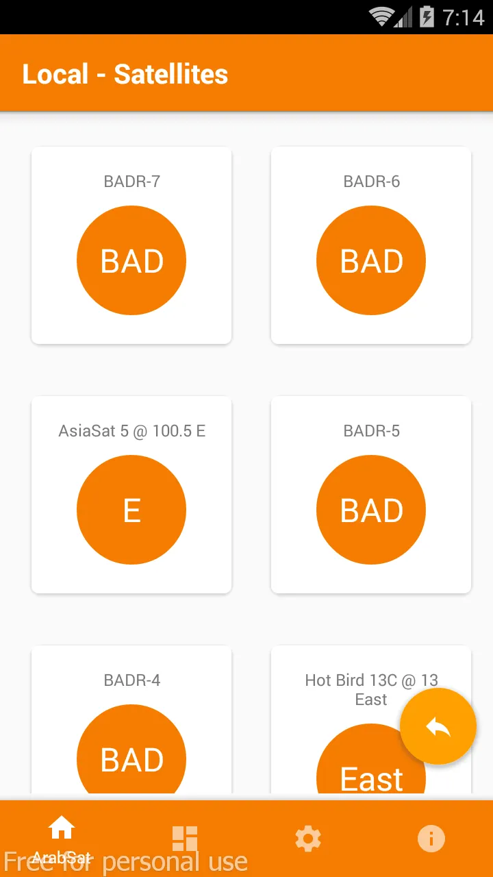 ArabSat Frequency List | Indus Appstore | Screenshot