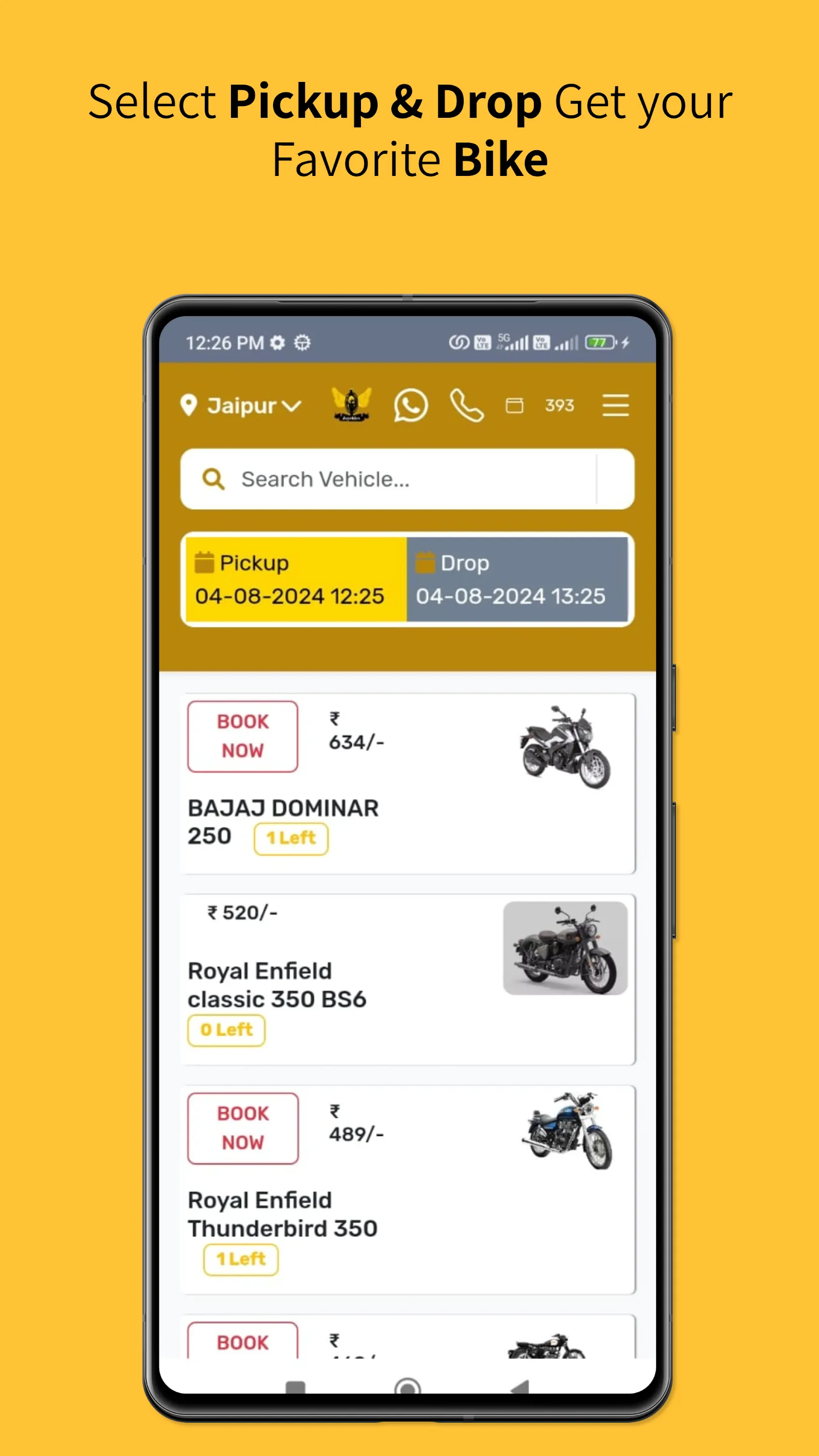 Joyrides Rental | Indus Appstore | Screenshot