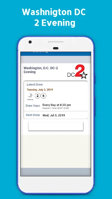 Washington DC Lottery Results | Indus Appstore | Screenshot