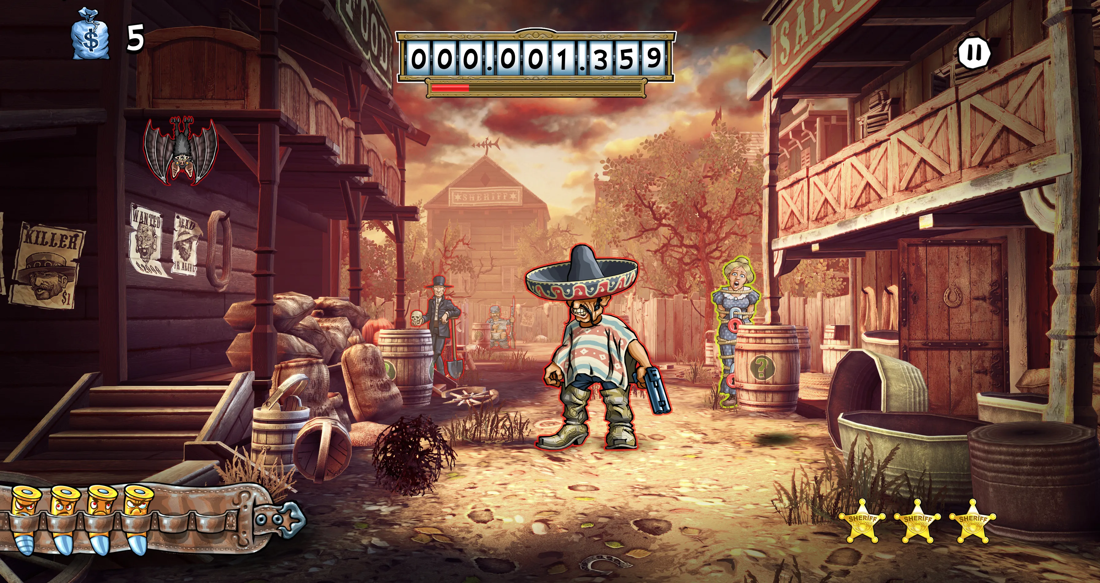 Mad Bullets: Western Arcade | Indus Appstore | Screenshot