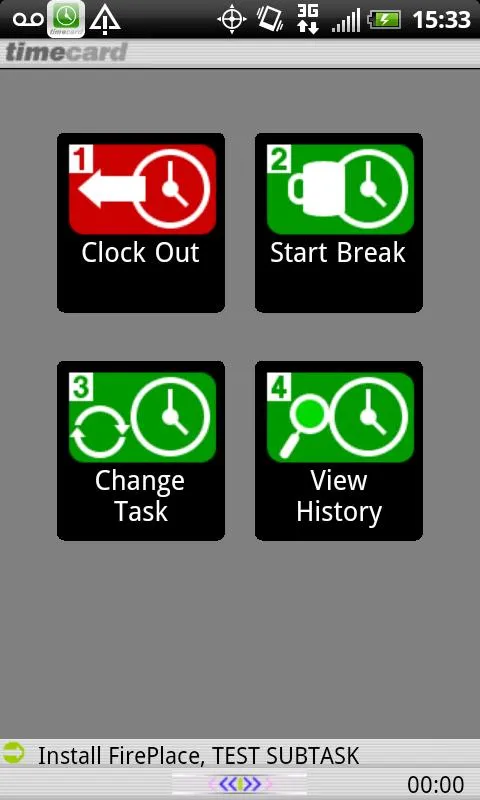 Timecard GPS LITE | Indus Appstore | Screenshot