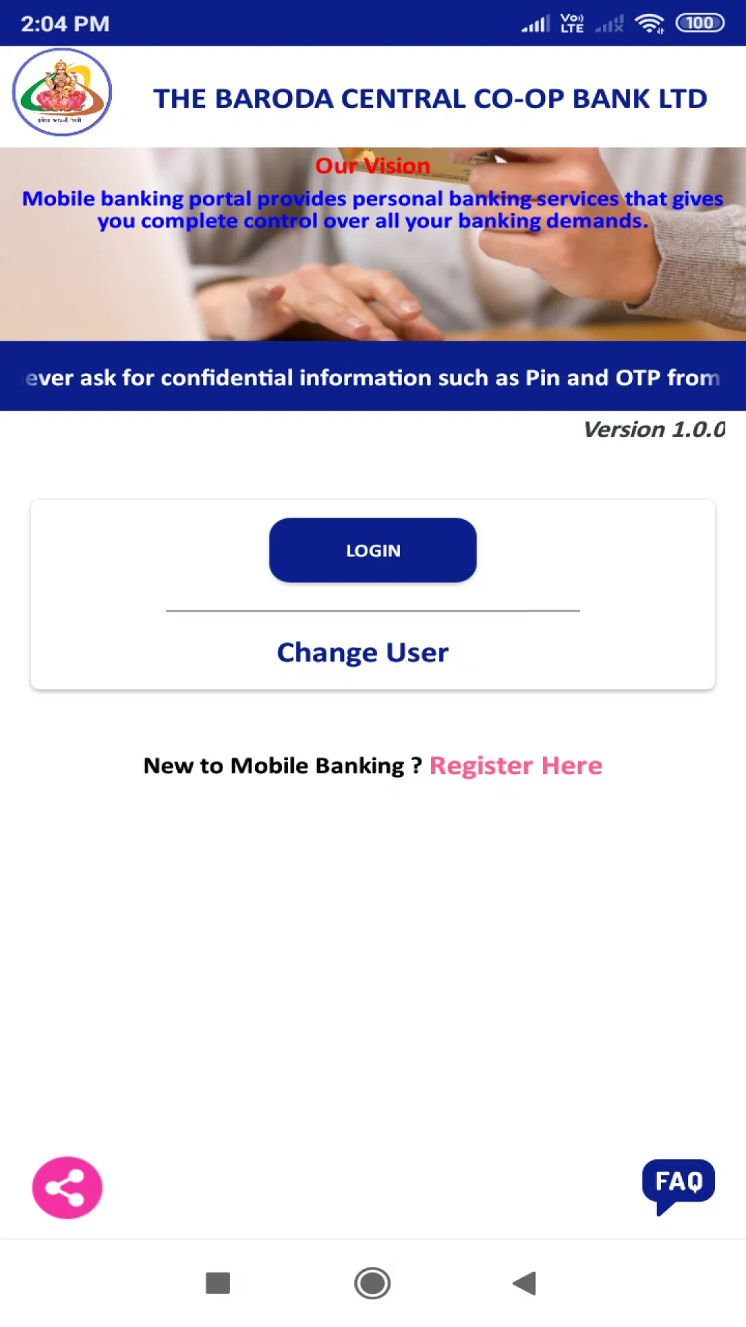 Baroda Mobile Banking | Indus Appstore | Screenshot