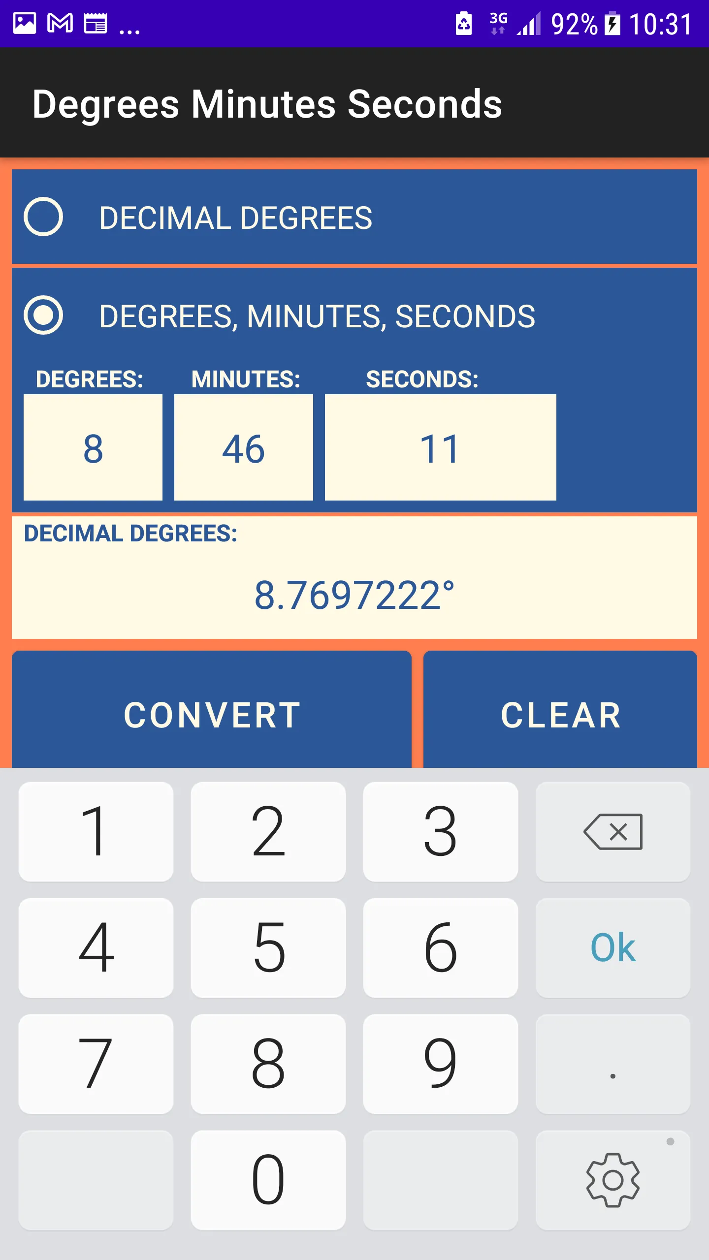 Degrees Minutes Seconds | Indus Appstore | Screenshot