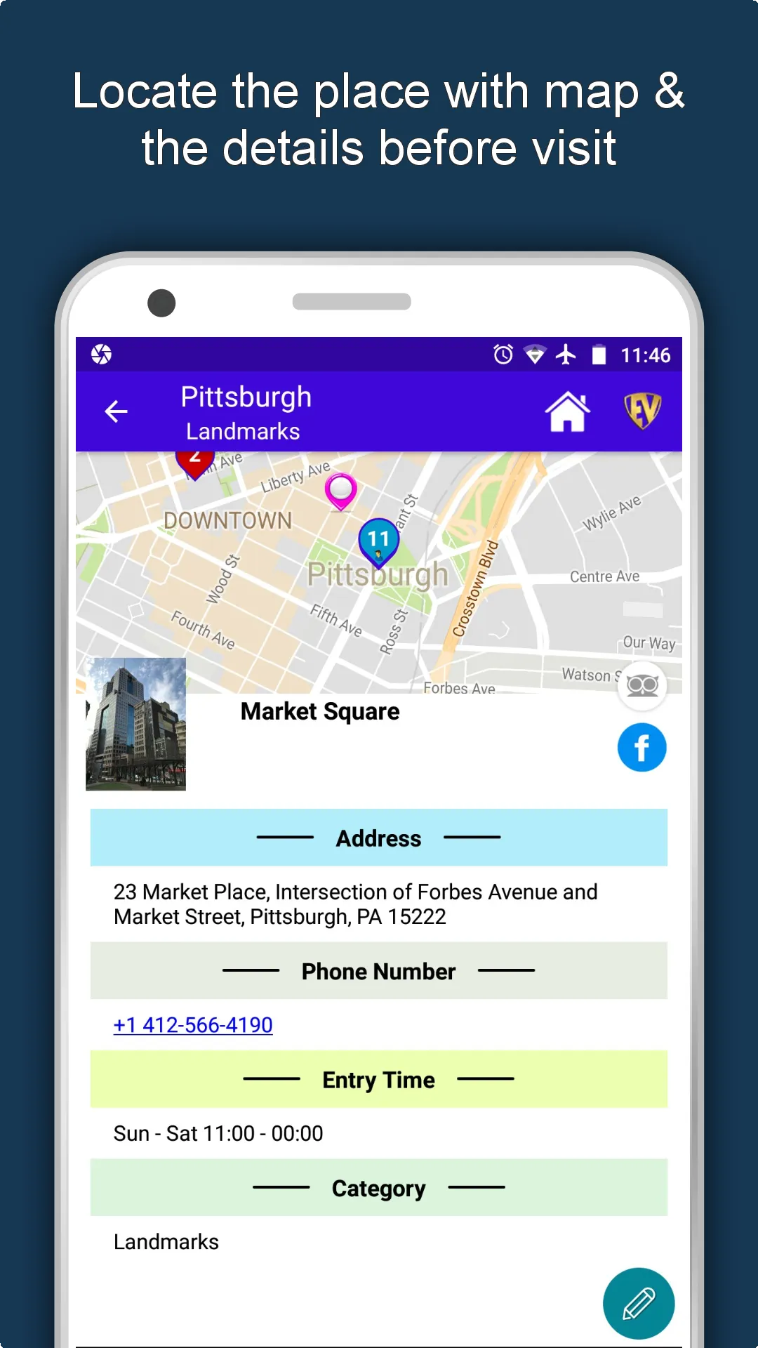 Pittsburgh Travel & Explore, O | Indus Appstore | Screenshot