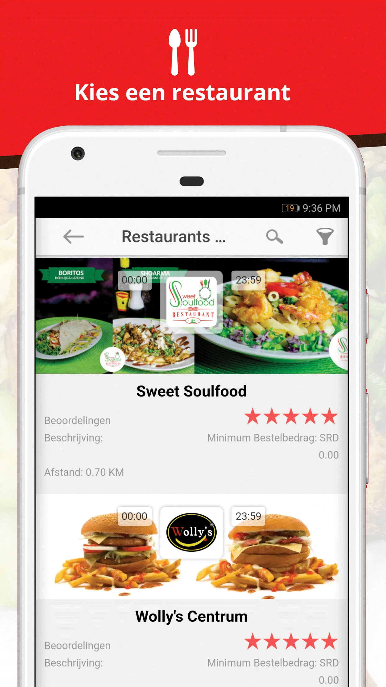 FoodDelivery in Suriname | Indus Appstore | Screenshot