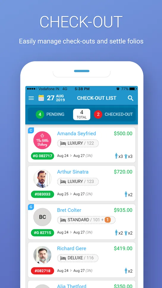 Hotelogix Mobile Hotel PMS | Indus Appstore | Screenshot