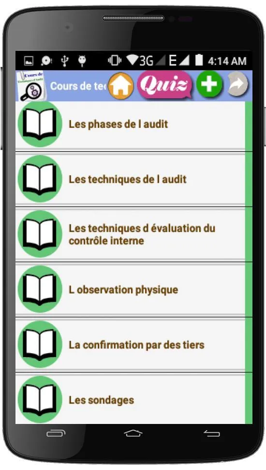 Cours de technique d Audit | Indus Appstore | Screenshot