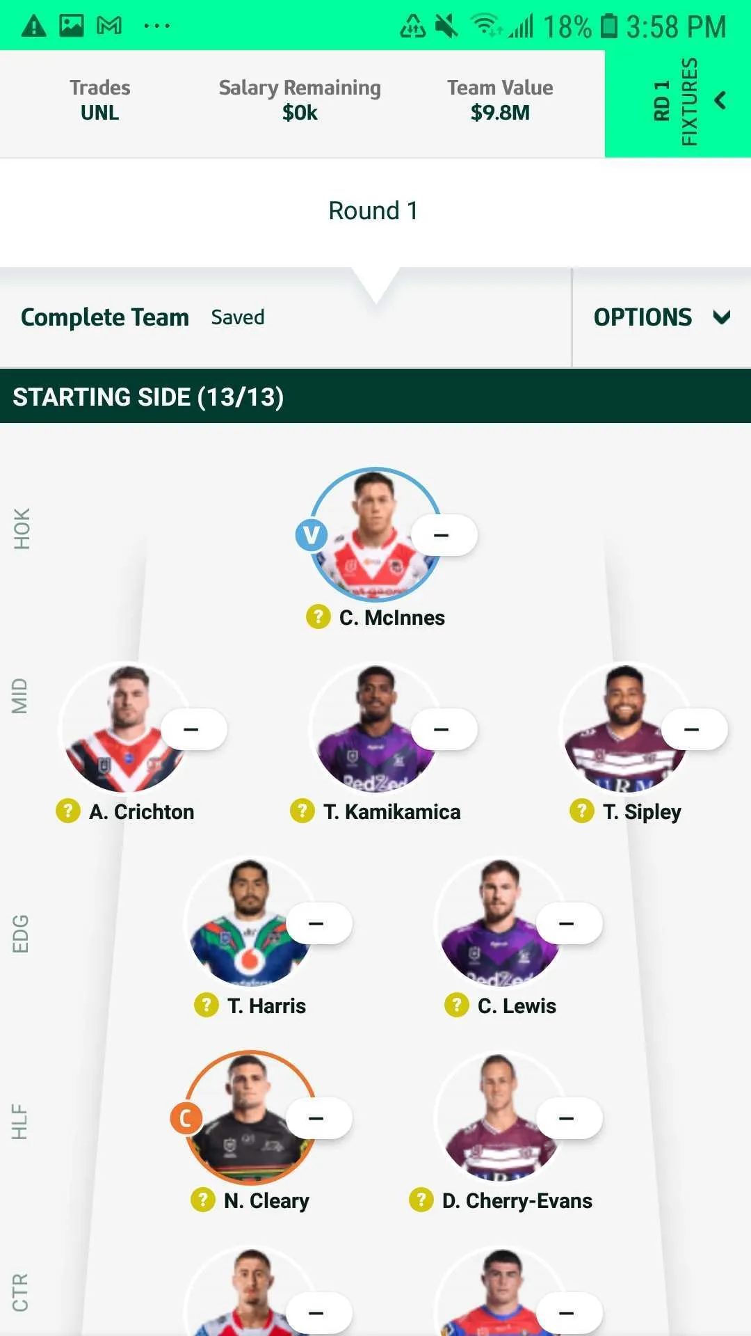 NRL Fantasy | Indus Appstore | Screenshot