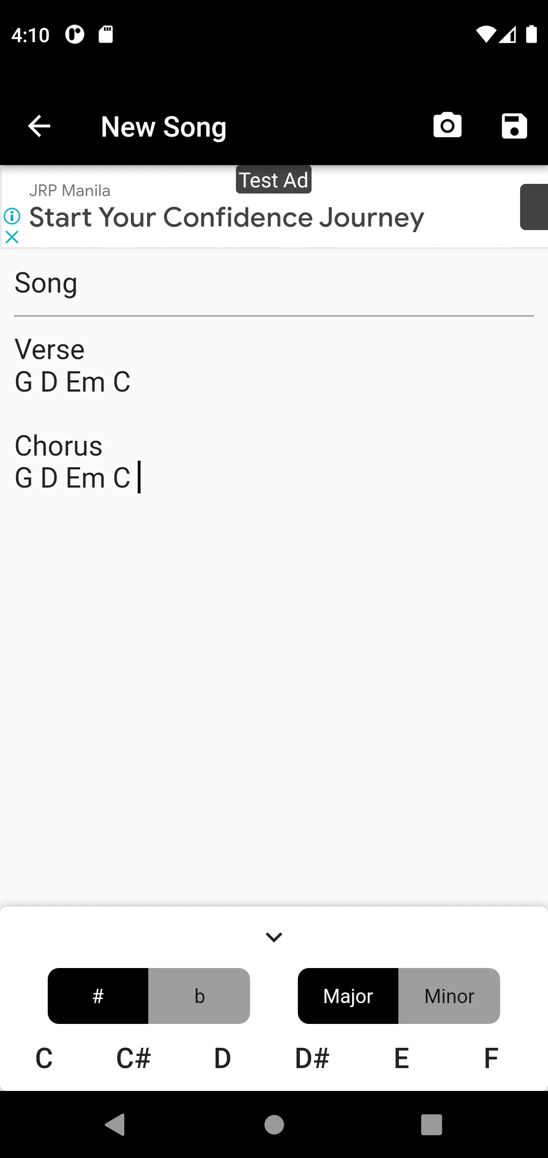 Kordz: Chord Transposer | Indus Appstore | Screenshot