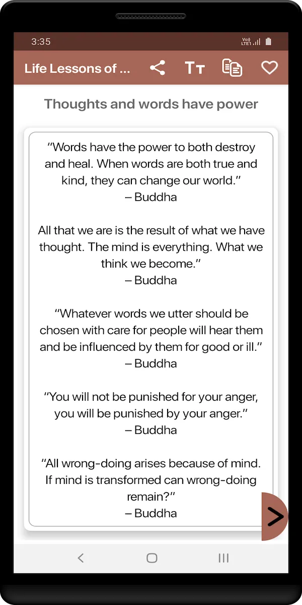 Life Lessons of Buddha | Indus Appstore | Screenshot