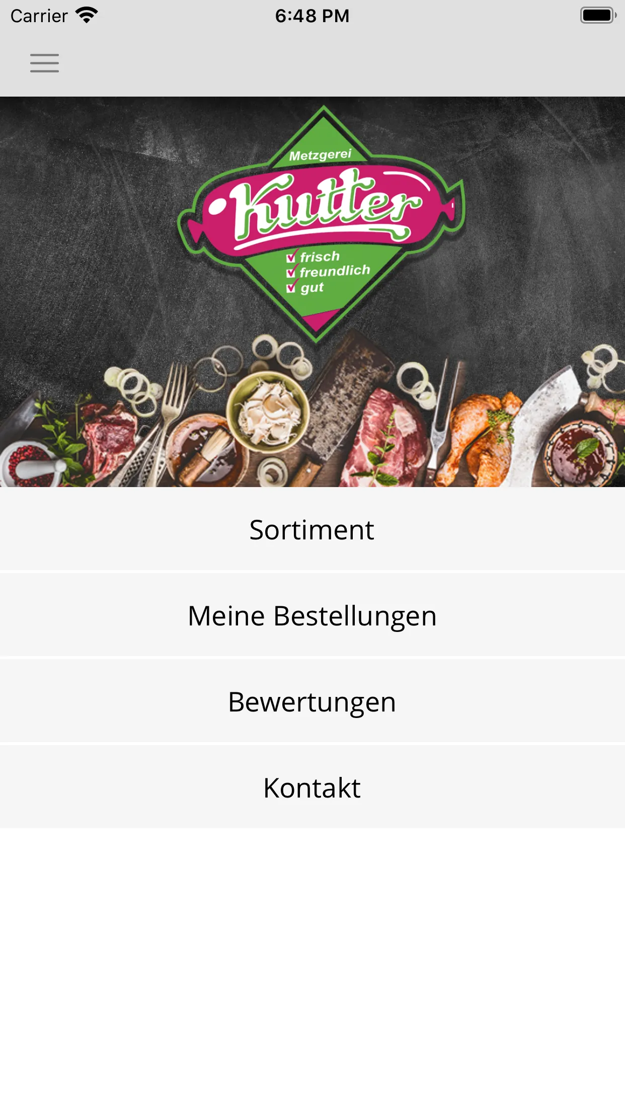 Metzgerei Kutter | Indus Appstore | Screenshot