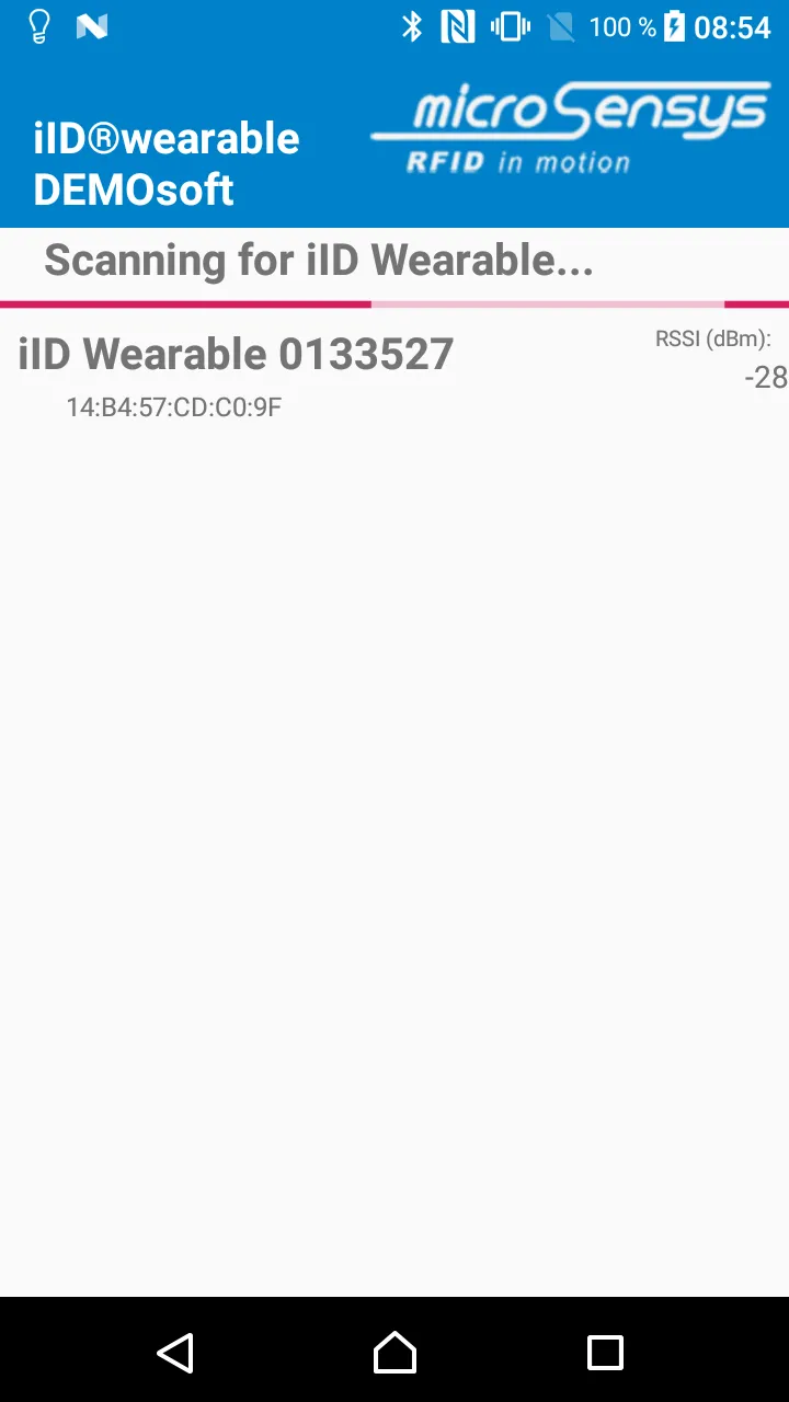 iID®wearable DEMOsoft | Indus Appstore | Screenshot