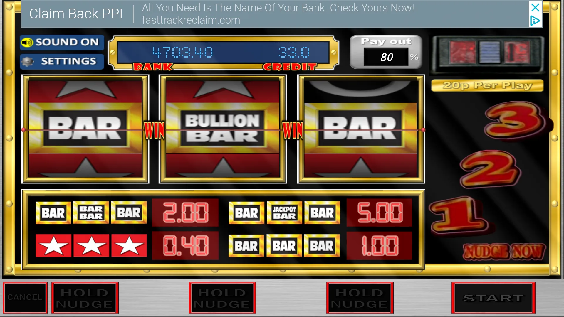 Bullion Bars Arena UK Slot | Indus Appstore | Screenshot