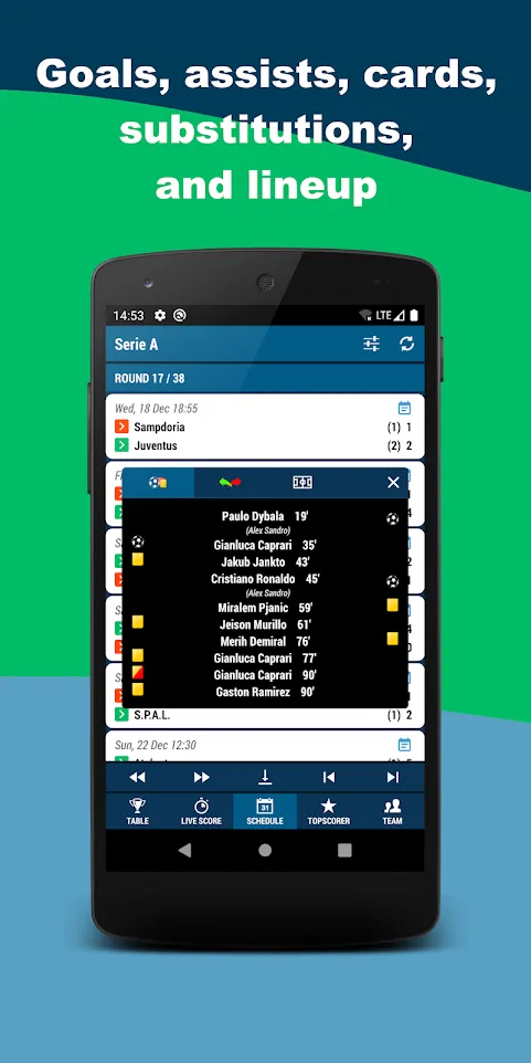 Serie A | Indus Appstore | Screenshot