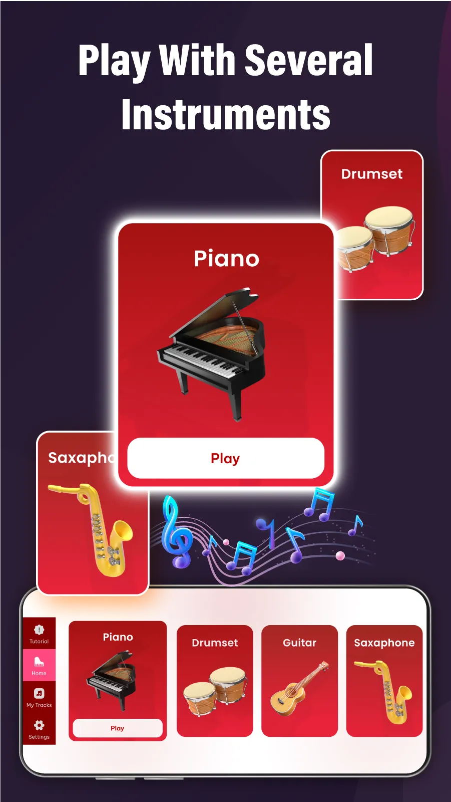 Piano Keyboard: Piano Practice | Indus Appstore | Screenshot