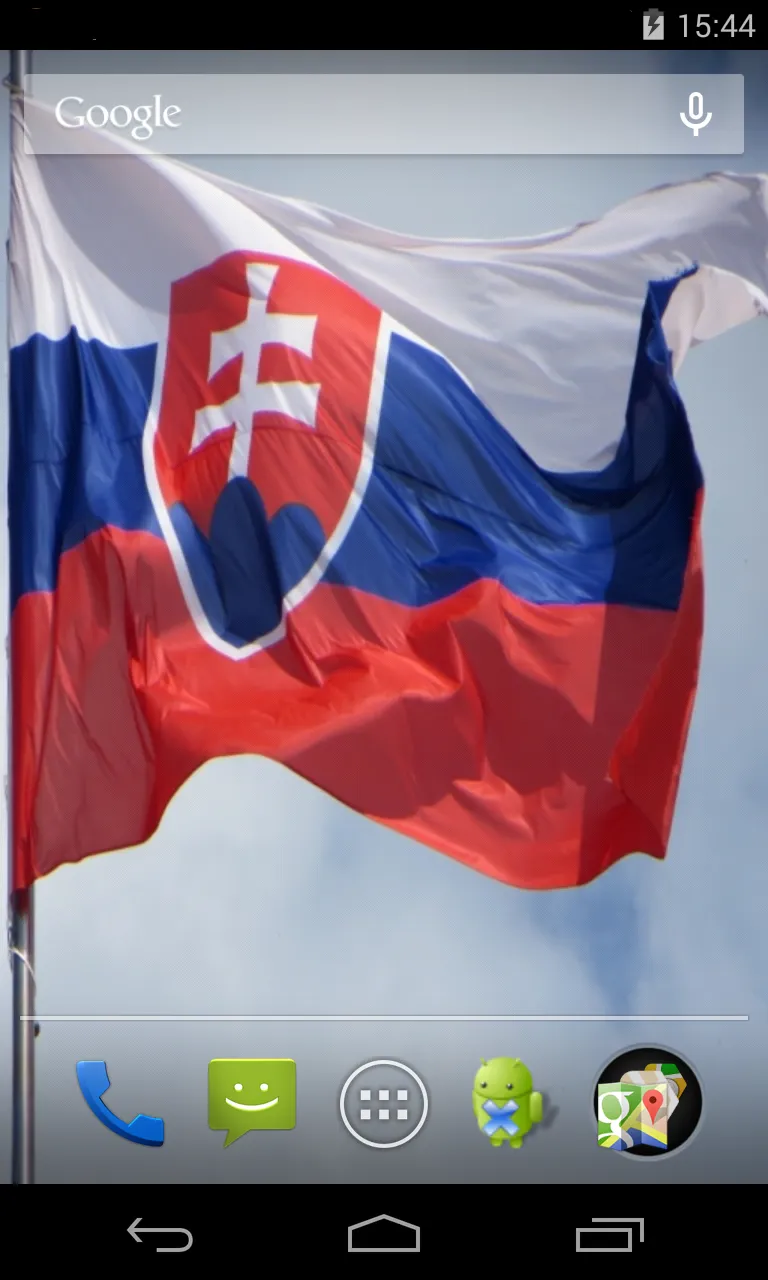 Slovakia Flag Live Wallpaper | Indus Appstore | Screenshot