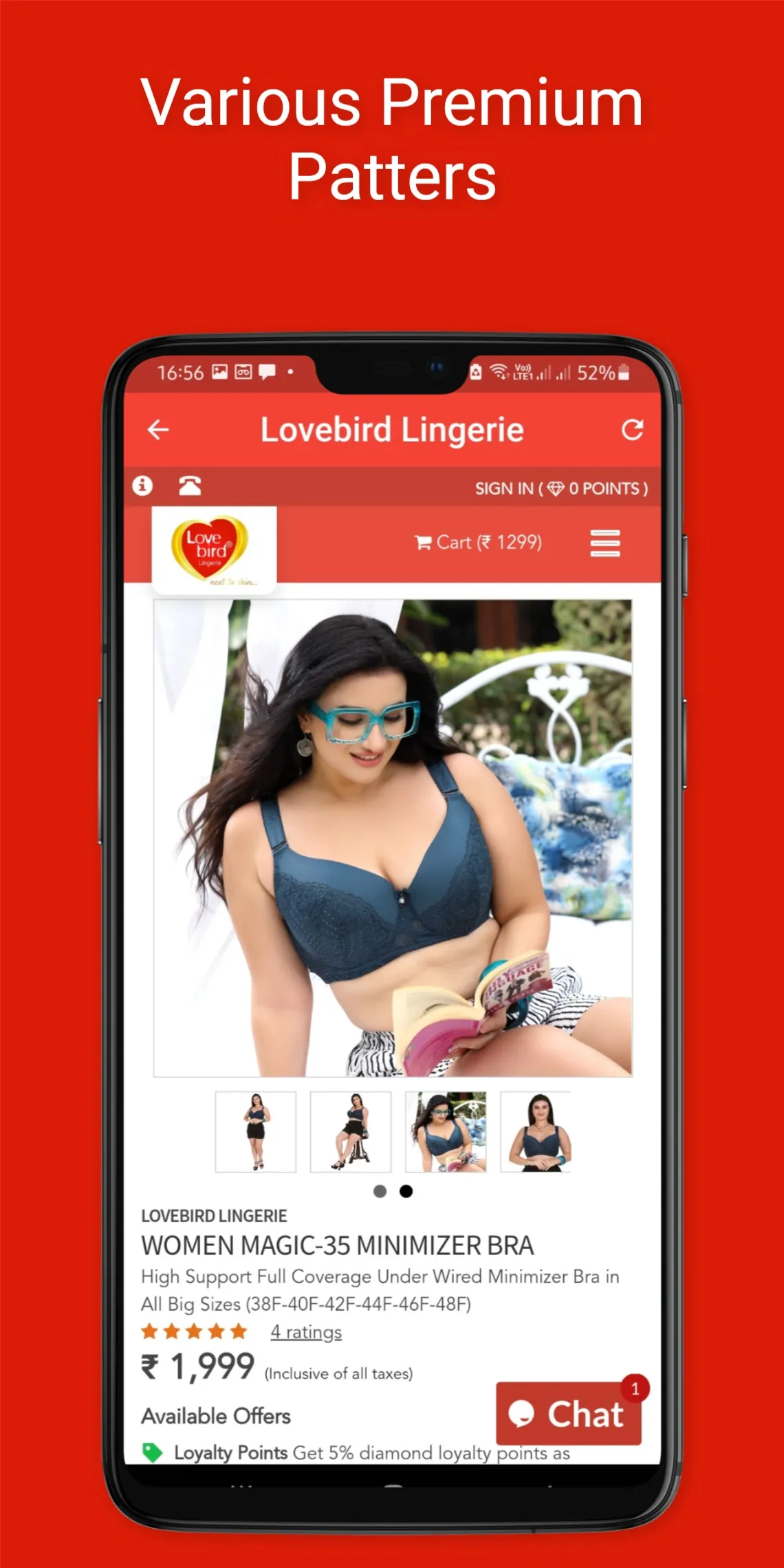 Lovebird Lingerie Buy Online | Indus Appstore | Screenshot