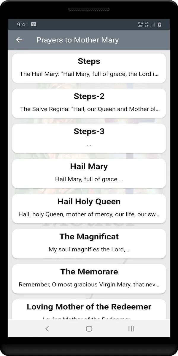 Prayers to Mother Mary | Indus Appstore | Screenshot