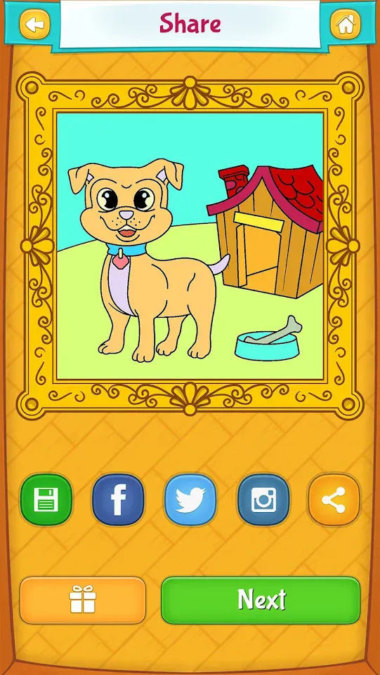 Dog Coloring Pages | Indus Appstore | Screenshot