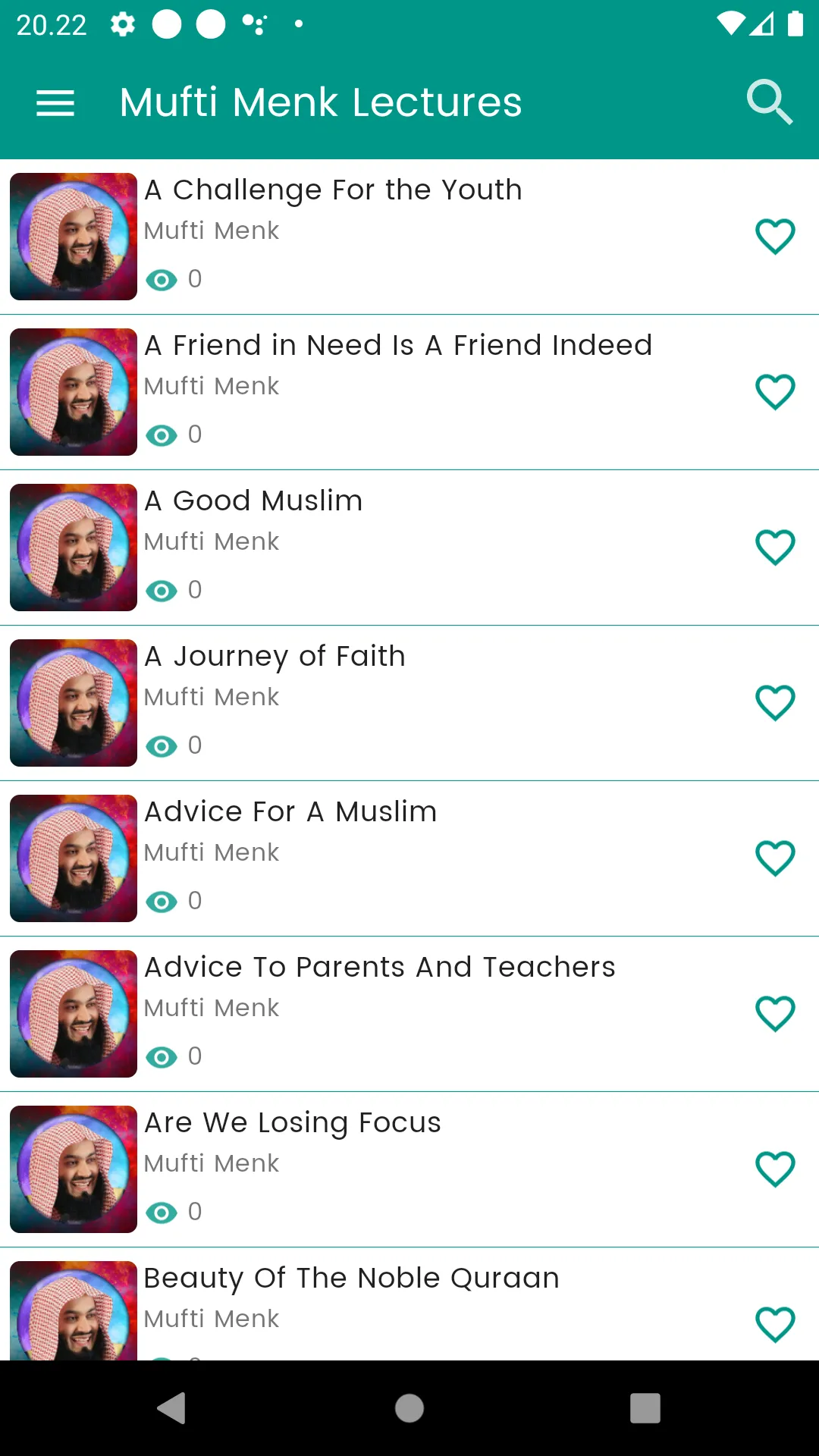 Mufti Menk Lectures | Indus Appstore | Screenshot