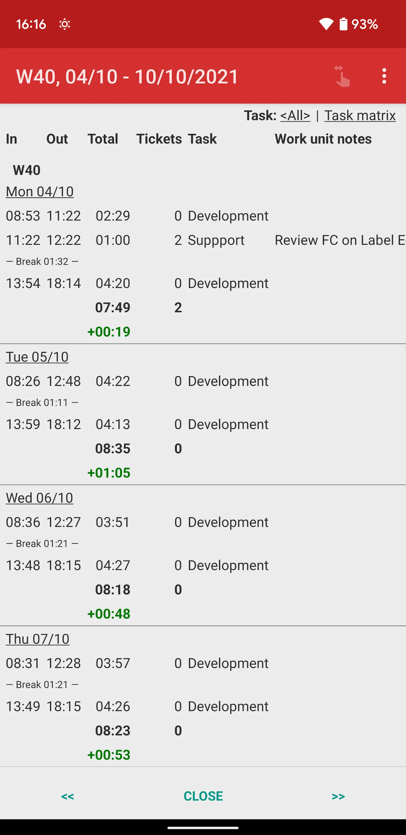 Time Recording - Timesheet App | Indus Appstore | Screenshot