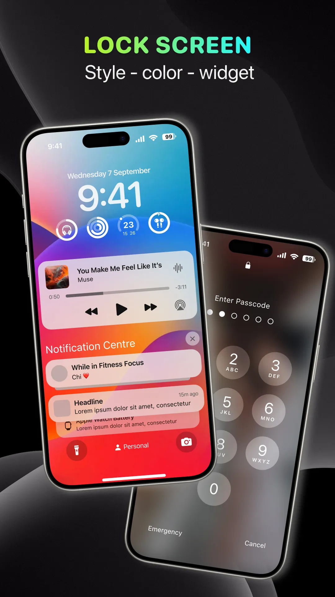 Lock Screen, Widgets - YoLock | Indus Appstore | Screenshot