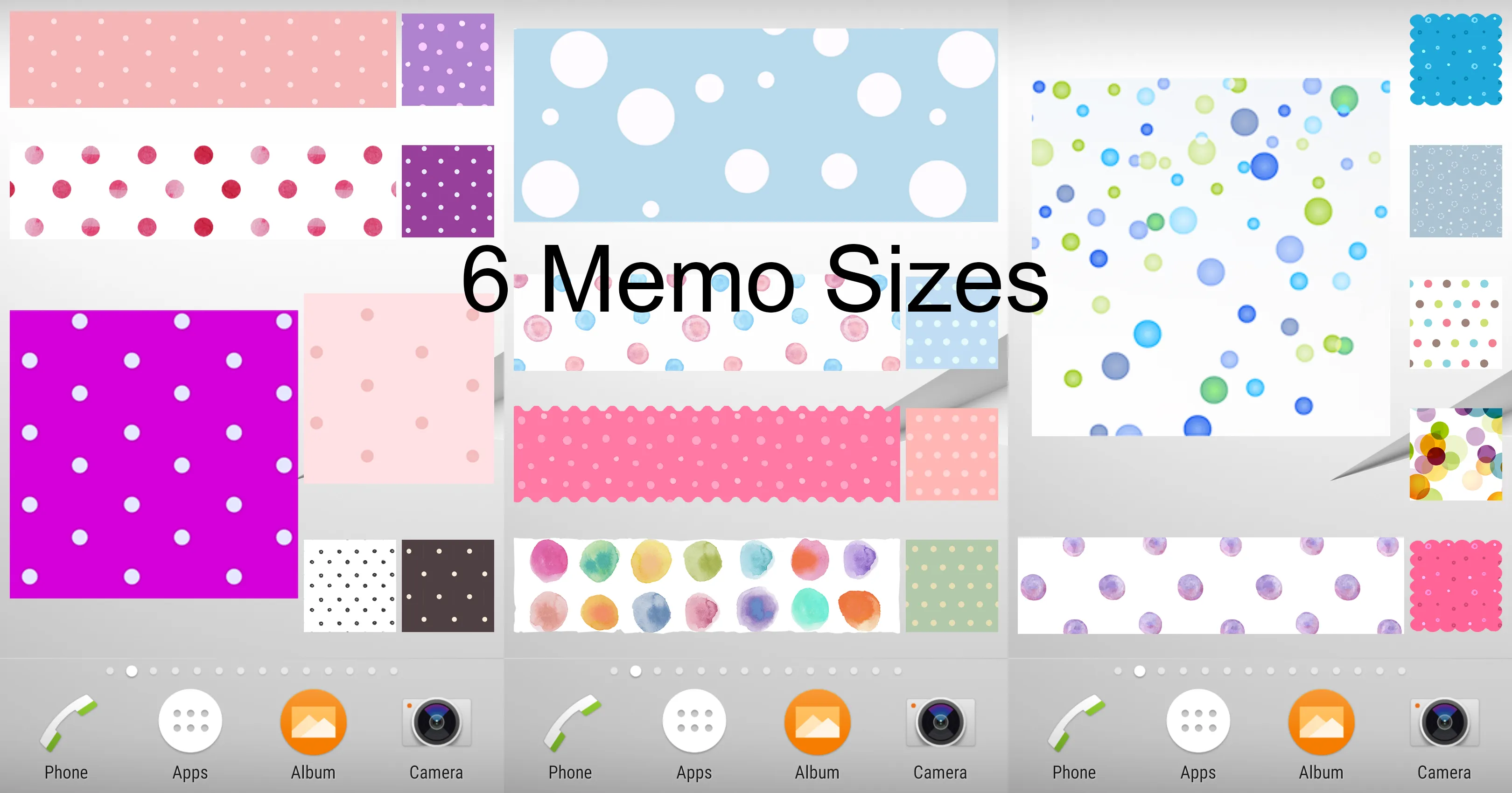 Sticky Memo Notepad *Dots* 3 | Indus Appstore | Screenshot